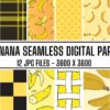Banana Seamless Digital Paper