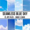 Blue Sky Seamless Backgrounds