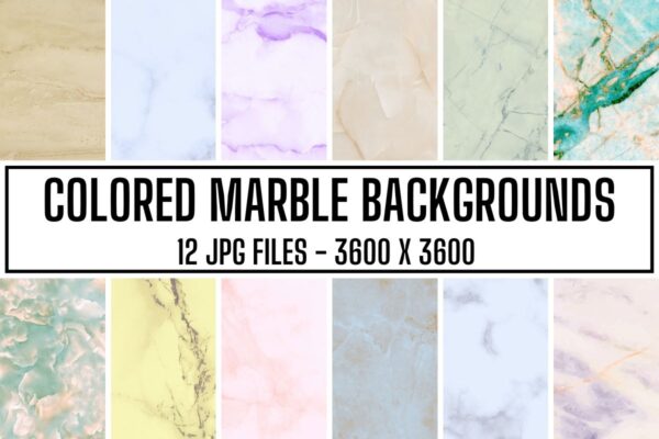 Colored Marble Backgrounds