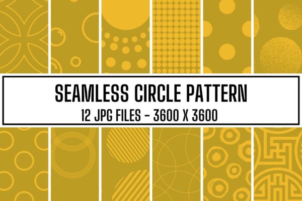 Gold Circle Pattern