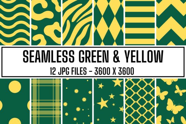 Green and Yellow Seamless #2