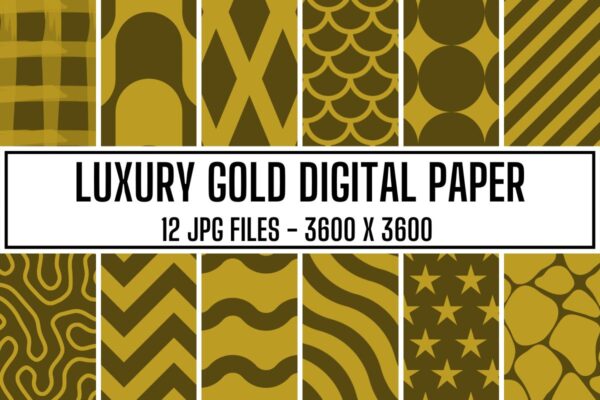 Luxury Gold Digital Paper