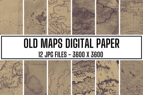 Old Maps Digital Paper