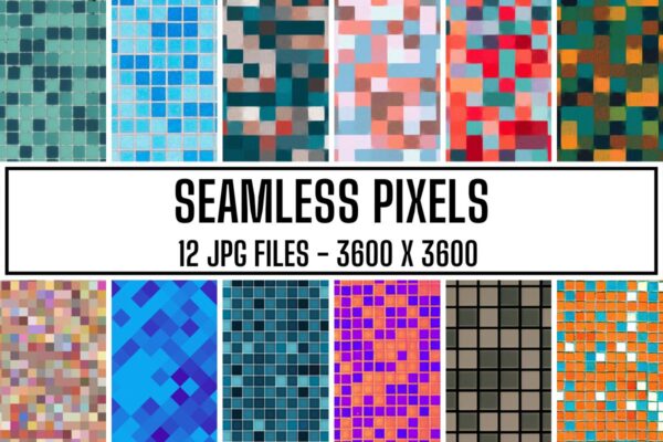 Pixels Seamless Backgrounds