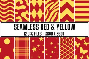 Red and Yellow Seamless