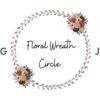 Floral Wreath Circle Frame