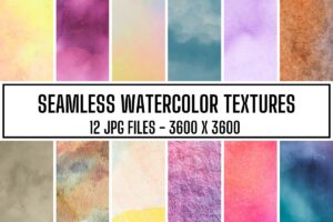 Seamless Watercolor Textures