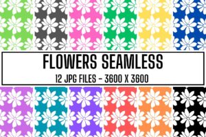 Flowers Seamless Patterns