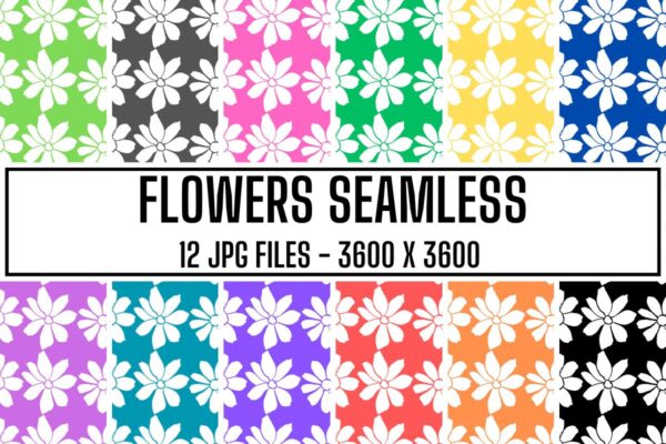 Flowers Seamless Patterns