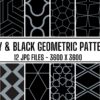 Grey & Black Geometric Patterns