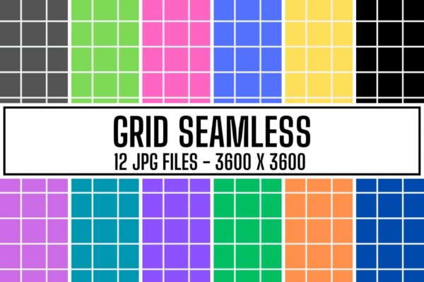 Grid Seamless Patterns