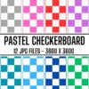 xr:d:DAFevrnr6s8:90,j:44458750386,t:23040209 Pastel Checkerboard Digital Paper