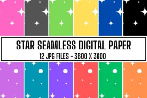 Star Seamless Digital Paper #2