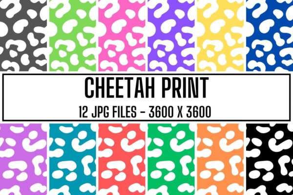 Cheetah Print Digital Paper