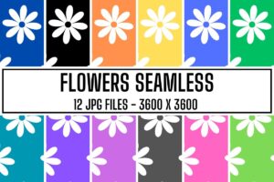 Flowers Seamless Digital Paper