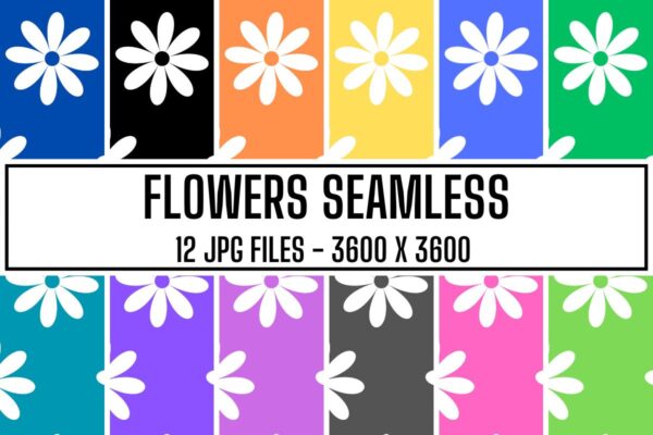 Flowers Seamless Digital Paper