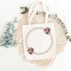 Floral Wreath Circle Frame