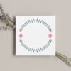 Greenery Wreath Frame Watercolor