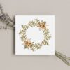 Floral Green Wreath Watercolor Frame