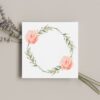 Floral Wreath Watercolor Frame