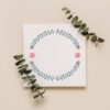 Greenery Wreath Frame Watercolor