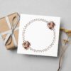 Floral Wreath Circle Frame