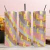 Lightning Bolt Groovy Retro Tumbler & Mug Wraps