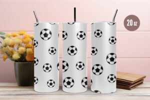 Soccer Tumbler & Mug Wraps