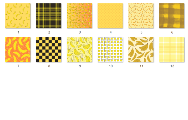 Banana Seamless Digital Paper