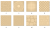 Beige Circle Pattern