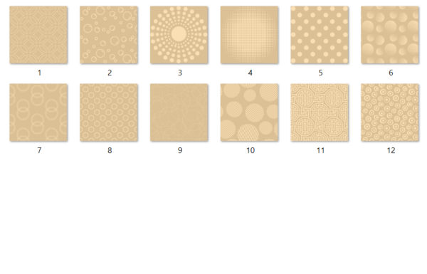 Beige Circle Pattern
