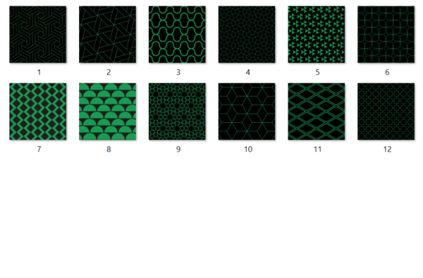 Screenshot (47) Green & Black Geometric Patterns