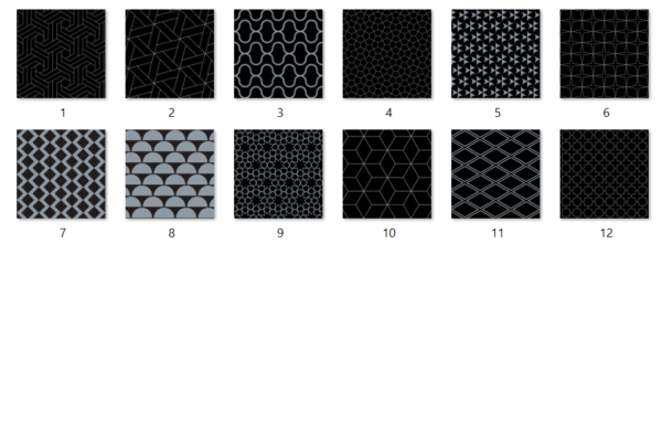 Grey & Black Geometric Patterns