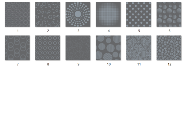 Grey Circle Pattern