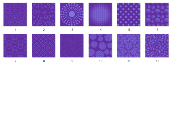 Violet Circle Pattern
