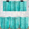 Turqouise Wooden Tumbler & Mug Wraps