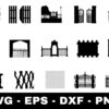 Fence SVG Bundle #2