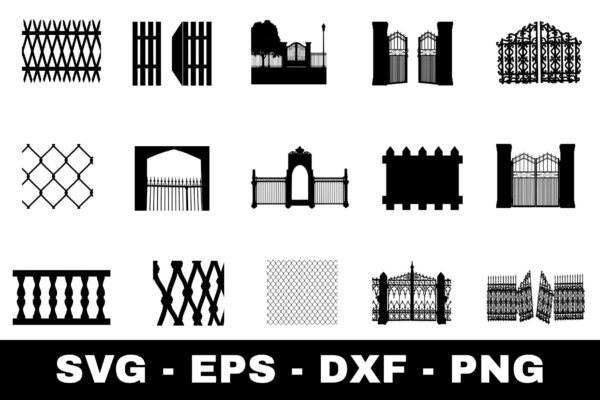 Fence SVG Bundle #2