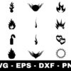 Fire SVG Bundle