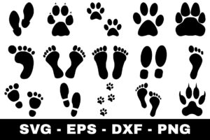 Footprints SVG Bundle