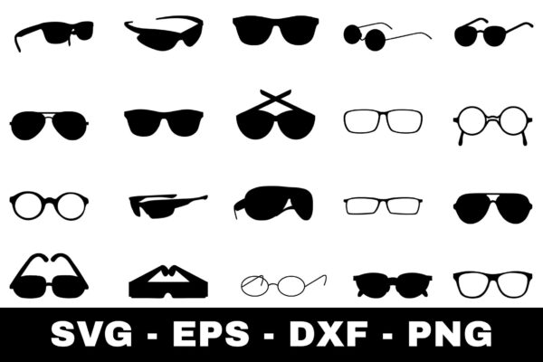 Glasses SVG Bundle
