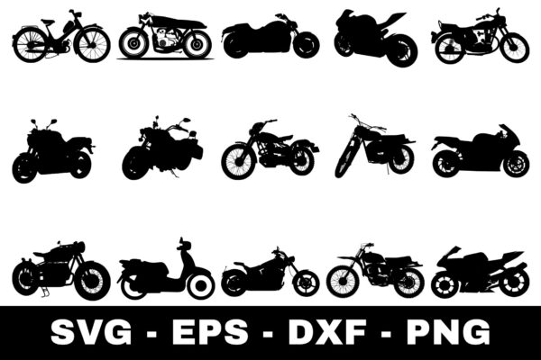 Motorcycle SVG Bundle 1 Motorcycle SVG Bundle
